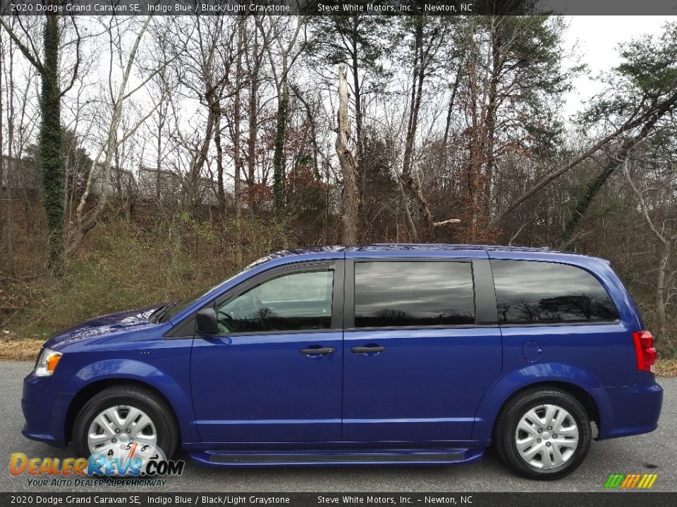 2020 Dodge Grand Caravan SE Indigo Blue / Black/Light Graystone Photo #1