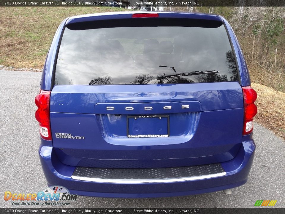 2020 Dodge Grand Caravan SE Indigo Blue / Black/Light Graystone Photo #9