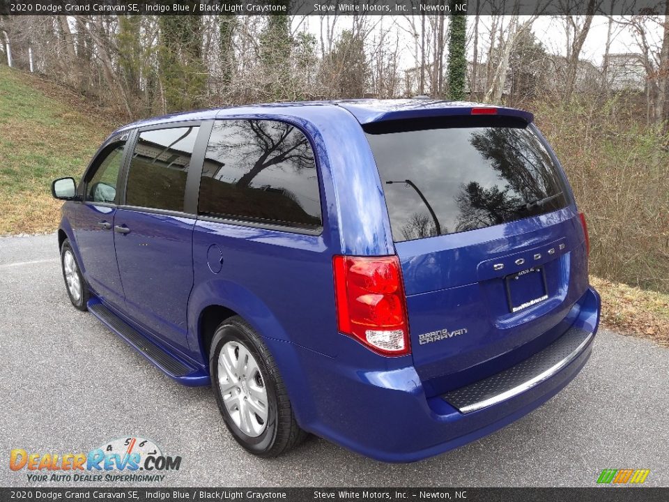 2020 Dodge Grand Caravan SE Indigo Blue / Black/Light Graystone Photo #10