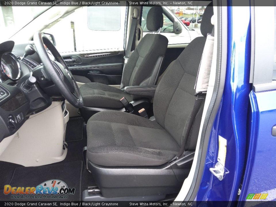 2020 Dodge Grand Caravan SE Indigo Blue / Black/Light Graystone Photo #12