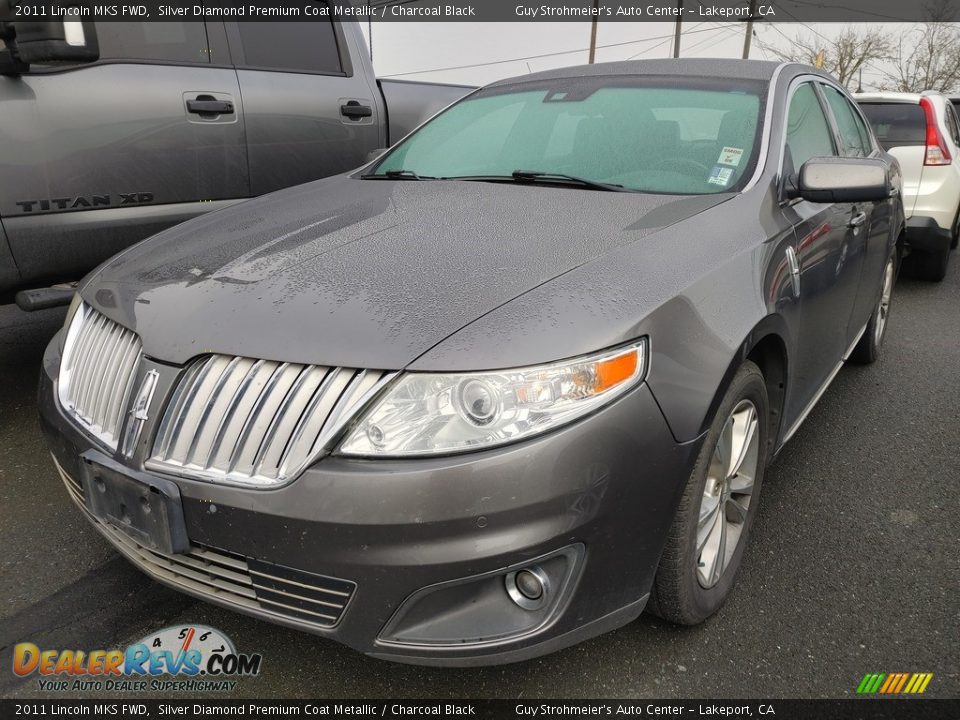 2011 Lincoln MKS FWD Silver Diamond Premium Coat Metallic / Charcoal Black Photo #3