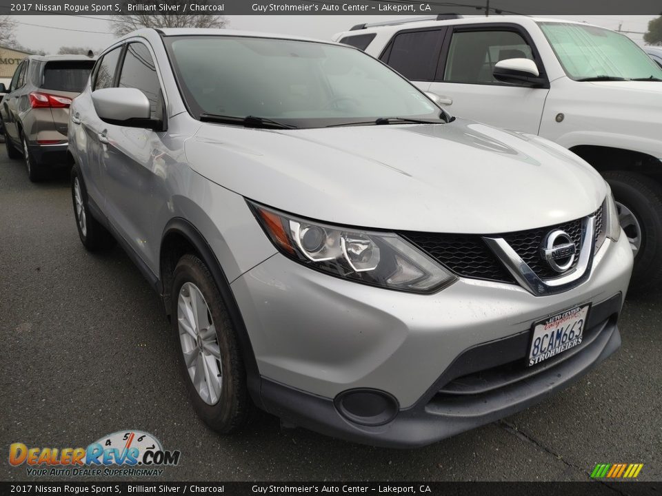 2017 Nissan Rogue Sport S Brilliant Silver / Charcoal Photo #1