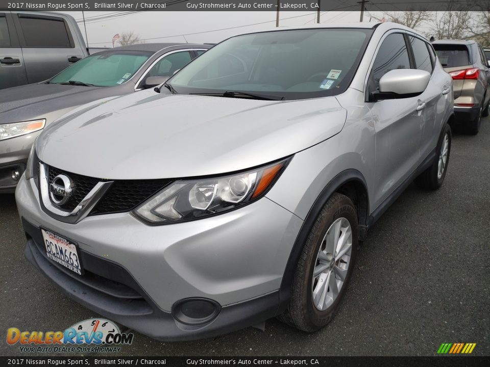 2017 Nissan Rogue Sport S Brilliant Silver / Charcoal Photo #3