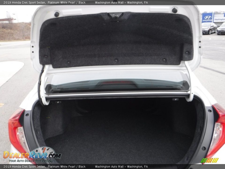 2019 Honda Civic Sport Sedan Platinum White Pearl / Black Photo #26