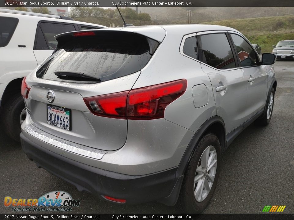 2017 Nissan Rogue Sport S Brilliant Silver / Charcoal Photo #4