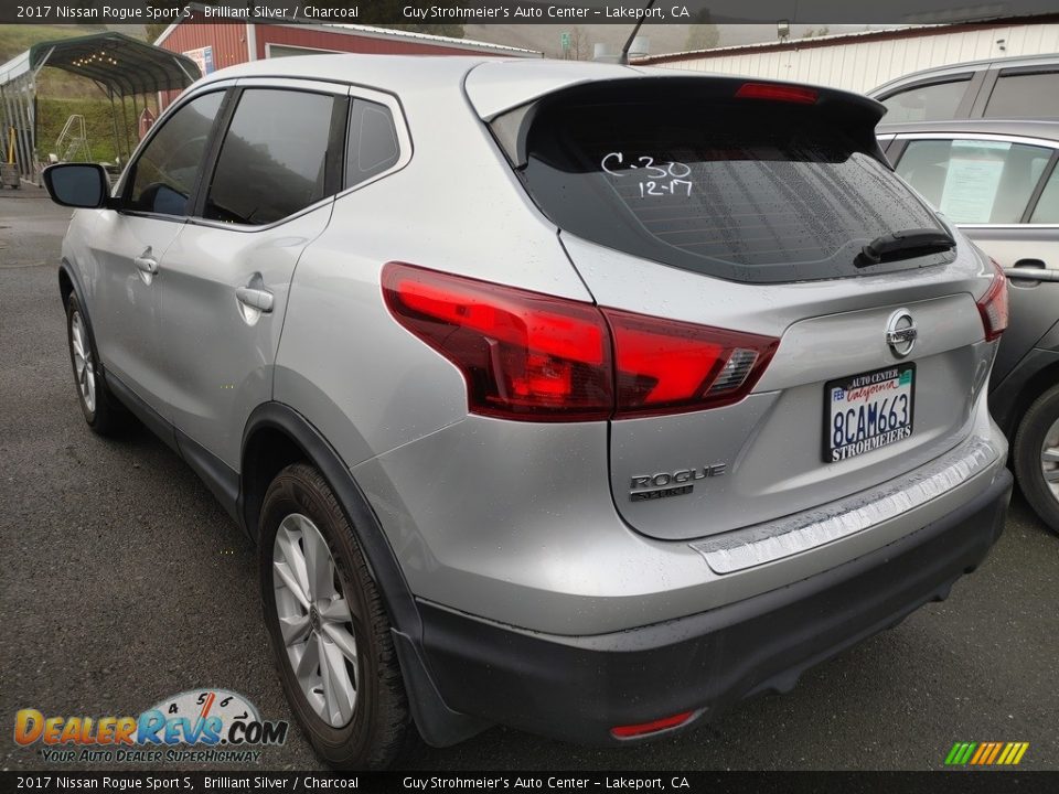 2017 Nissan Rogue Sport S Brilliant Silver / Charcoal Photo #6