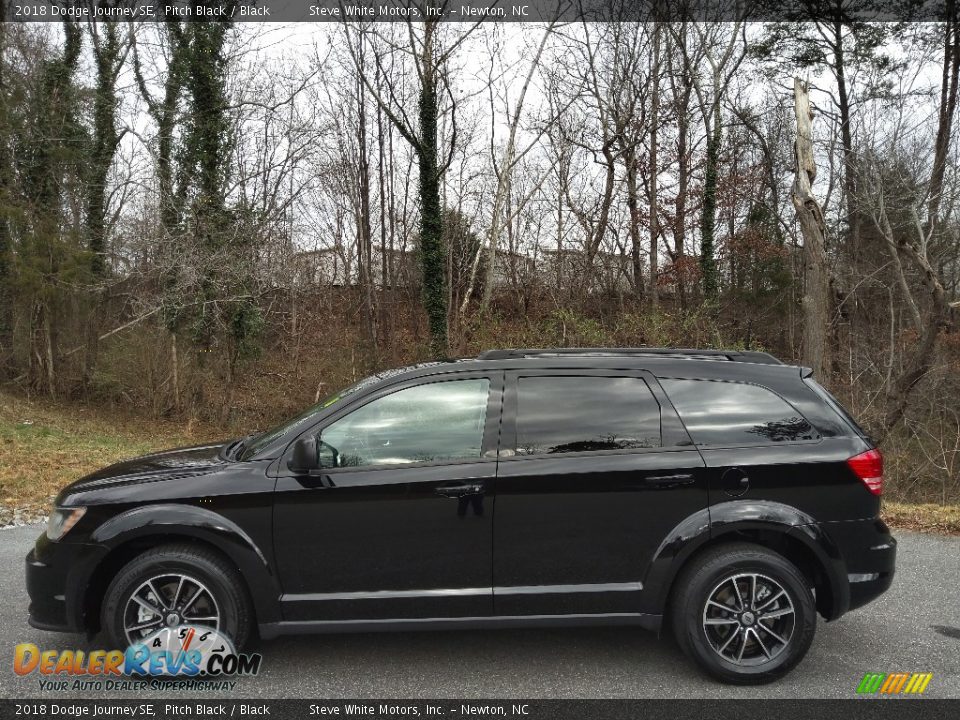 2018 Dodge Journey SE Pitch Black / Black Photo #1