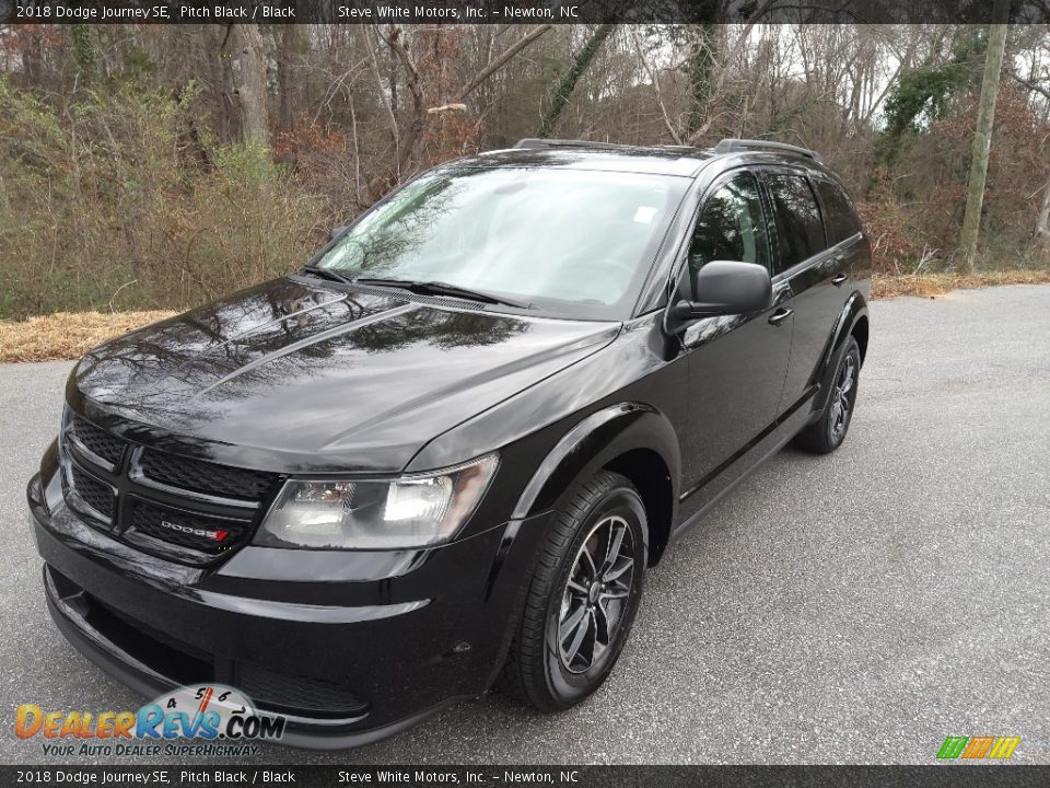 2018 Dodge Journey SE Pitch Black / Black Photo #3