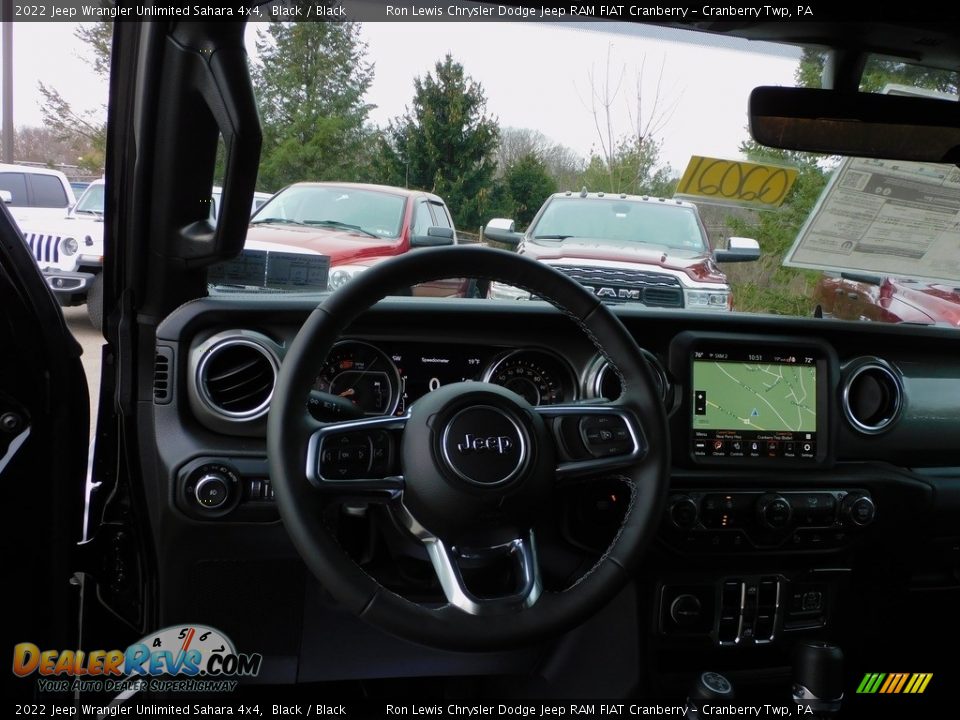 2022 Jeep Wrangler Unlimited Sahara 4x4 Steering Wheel Photo #13