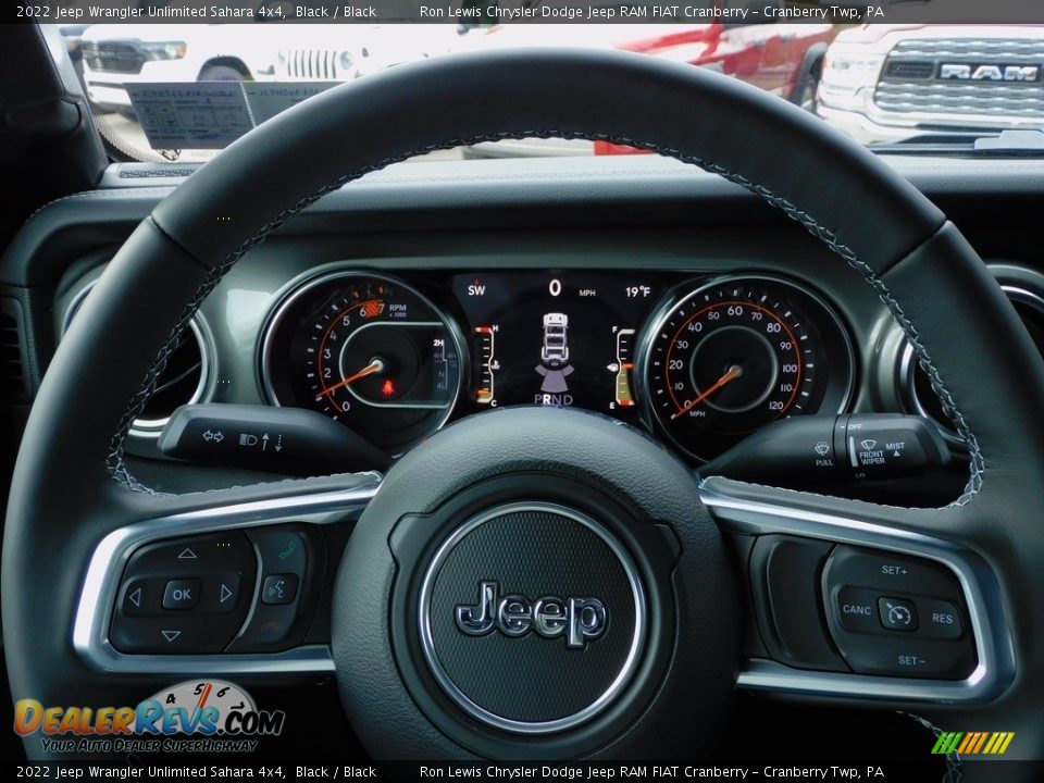 2022 Jeep Wrangler Unlimited Sahara 4x4 Steering Wheel Photo #19