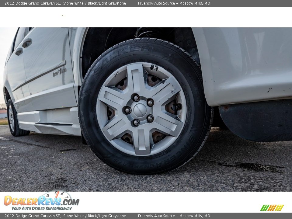 2012 Dodge Grand Caravan SE Stone White / Black/Light Graystone Photo #2