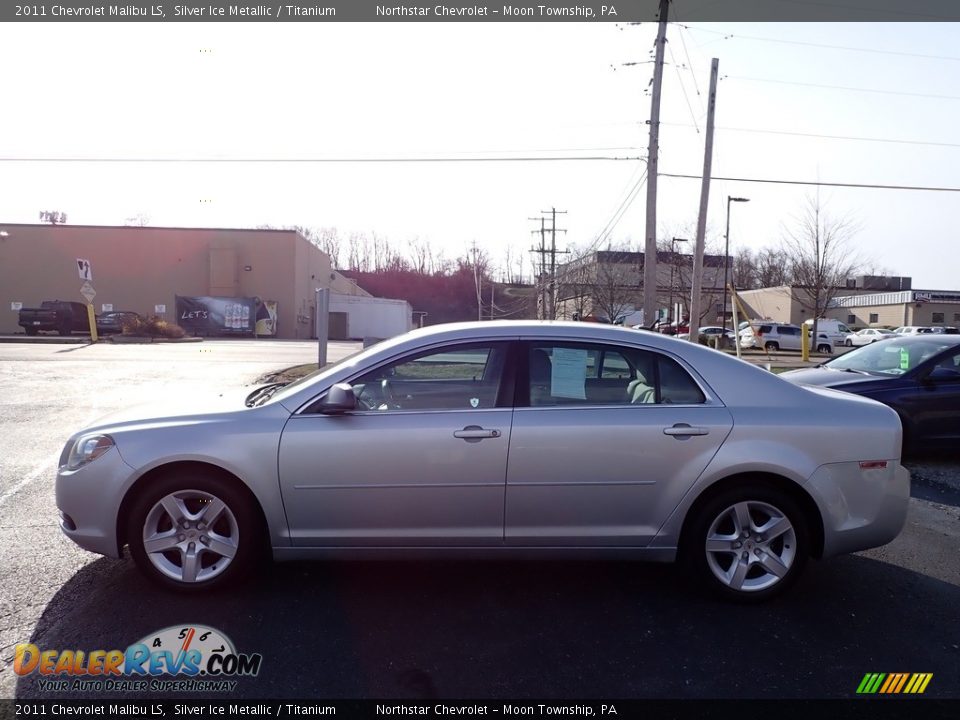 2011 Chevrolet Malibu LS Silver Ice Metallic / Titanium Photo #2