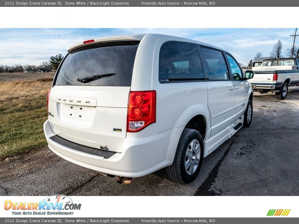 2012 Dodge Grand Caravan SE Stone White / Black/Light Graystone Photo #4