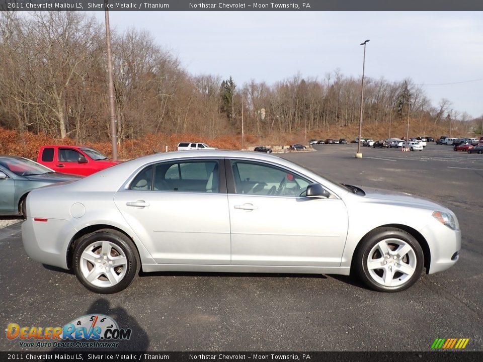 2011 Chevrolet Malibu LS Silver Ice Metallic / Titanium Photo #6