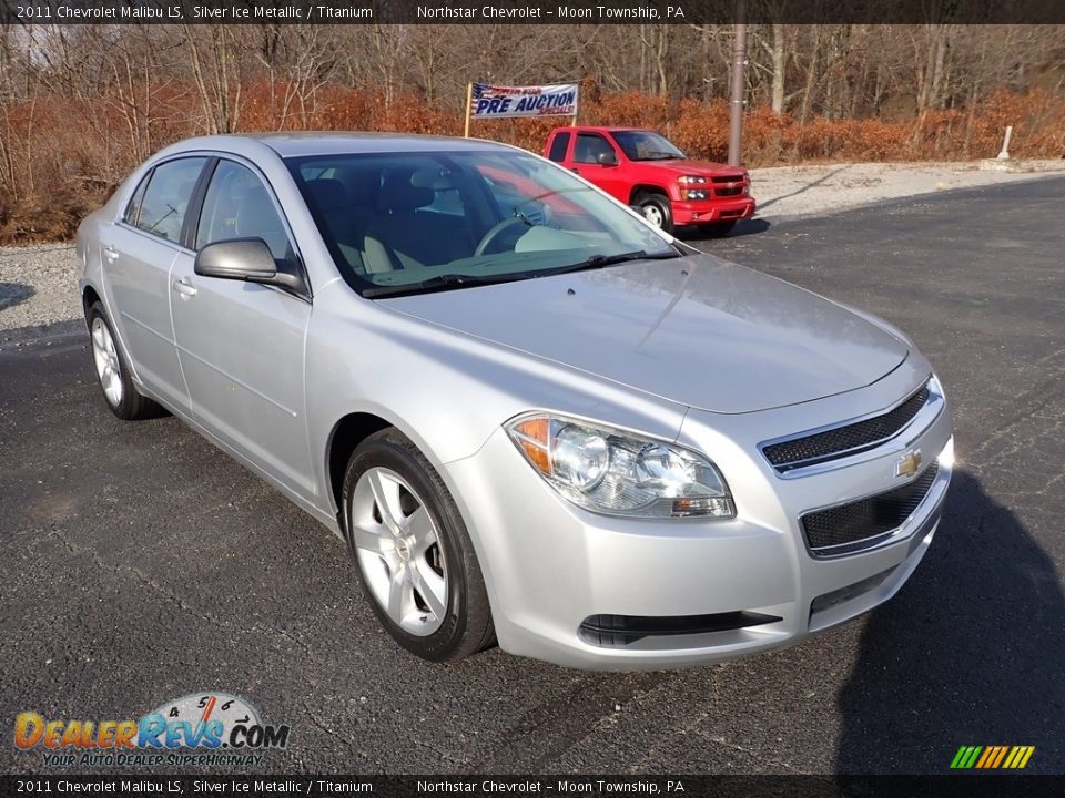 2011 Chevrolet Malibu LS Silver Ice Metallic / Titanium Photo #7