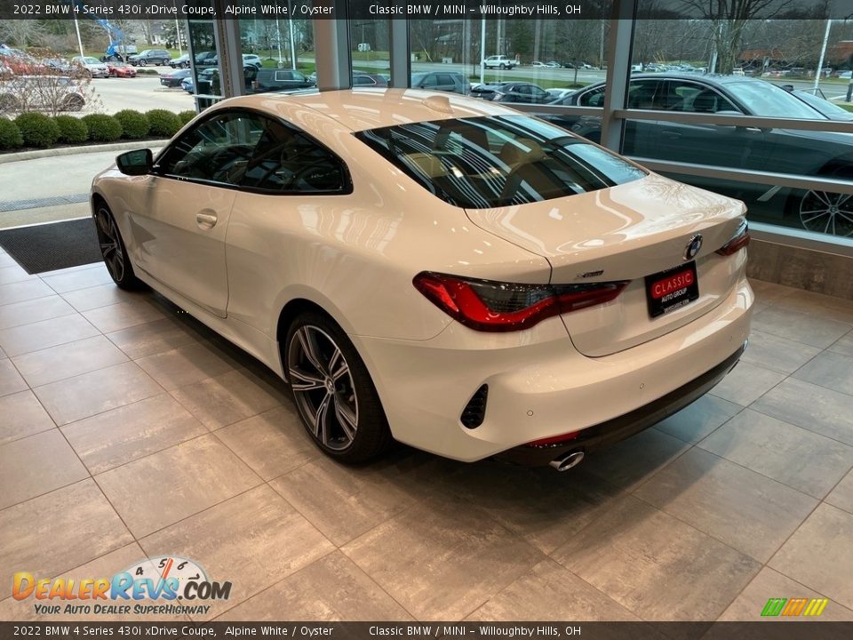 2022 BMW 4 Series 430i xDrive Coupe Alpine White / Oyster Photo #2