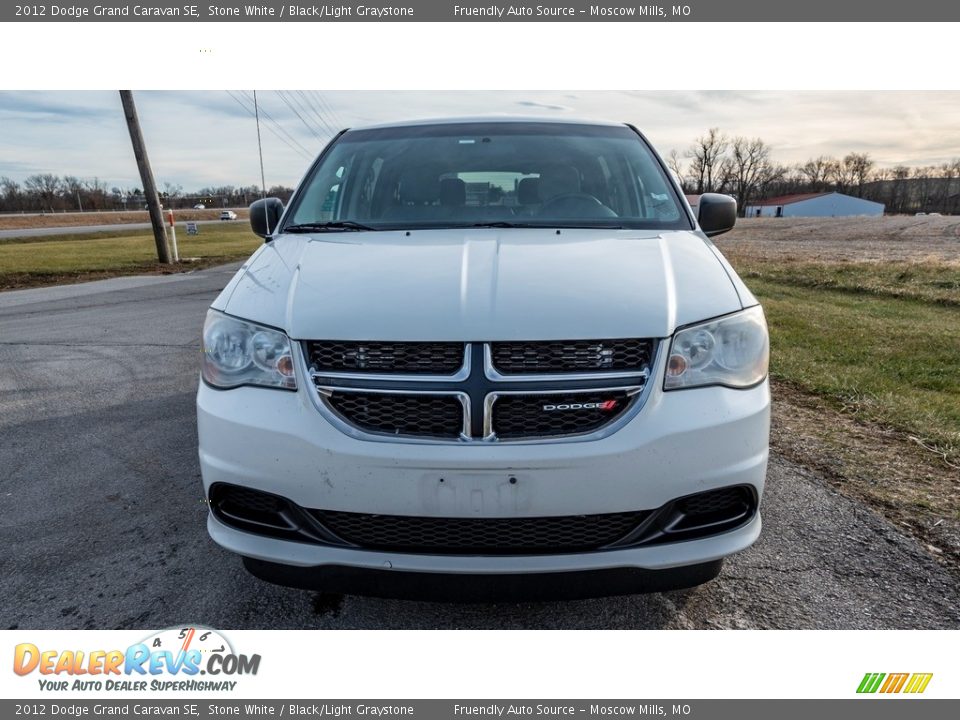 2012 Dodge Grand Caravan SE Stone White / Black/Light Graystone Photo #9