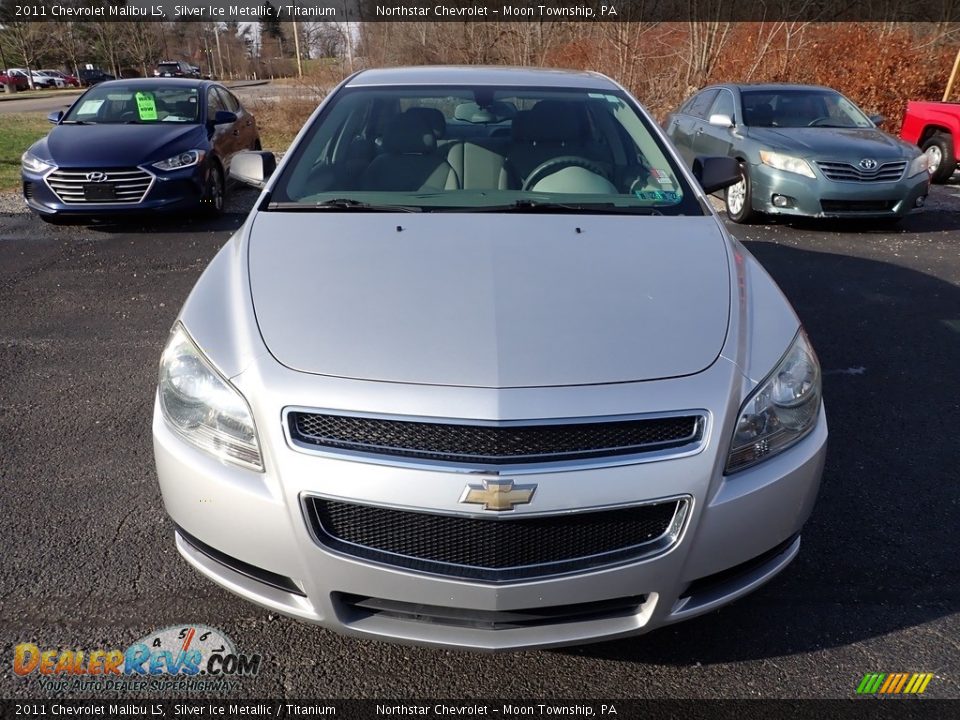 2011 Chevrolet Malibu LS Silver Ice Metallic / Titanium Photo #8