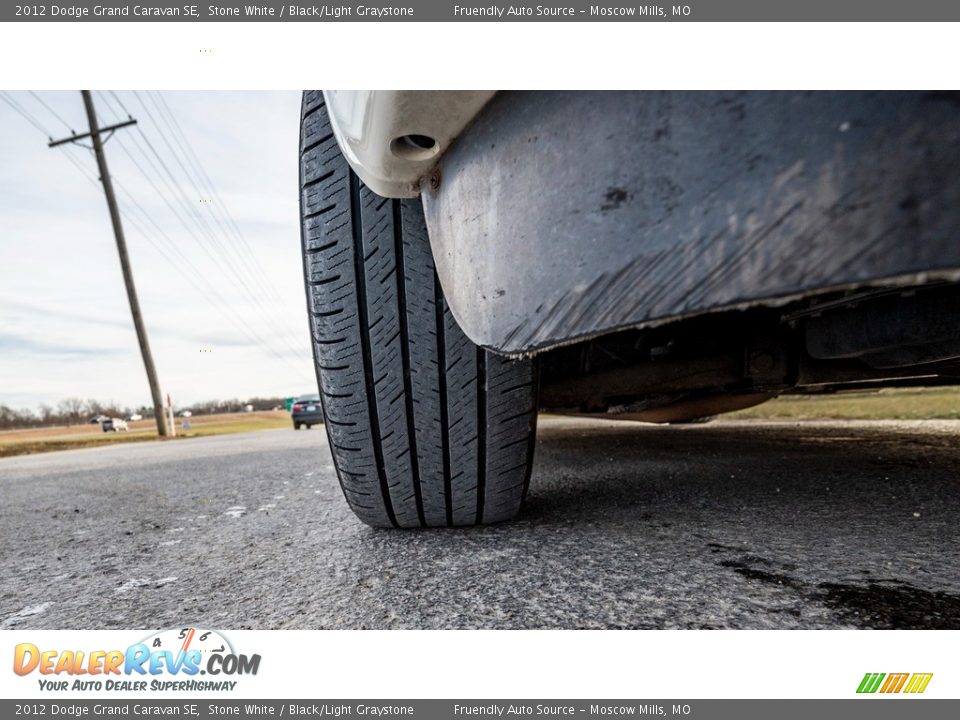 2012 Dodge Grand Caravan SE Stone White / Black/Light Graystone Photo #11