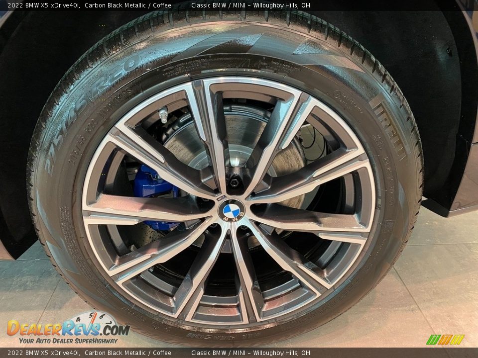 2022 BMW X5 xDrive40i Carbon Black Metallic / Coffee Photo #3
