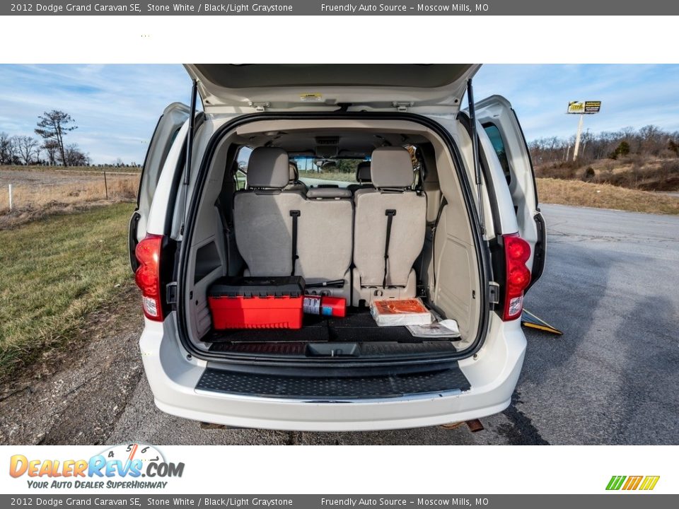 2012 Dodge Grand Caravan SE Stone White / Black/Light Graystone Photo #22