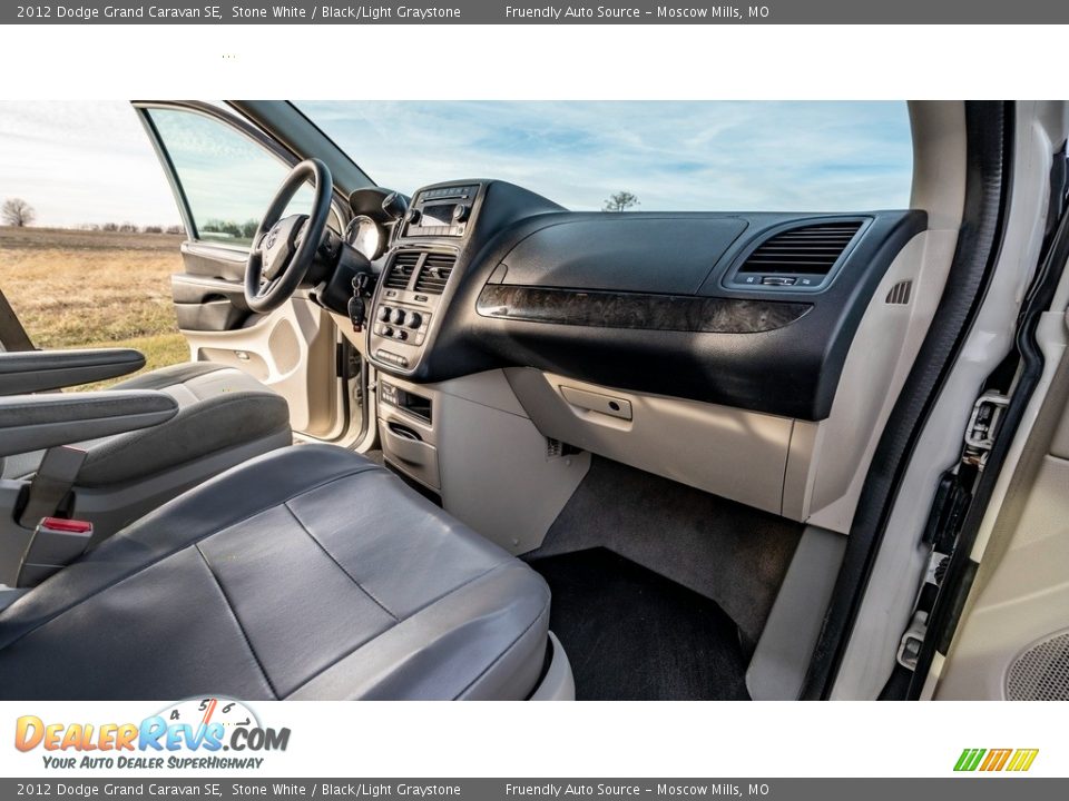 2012 Dodge Grand Caravan SE Stone White / Black/Light Graystone Photo #23