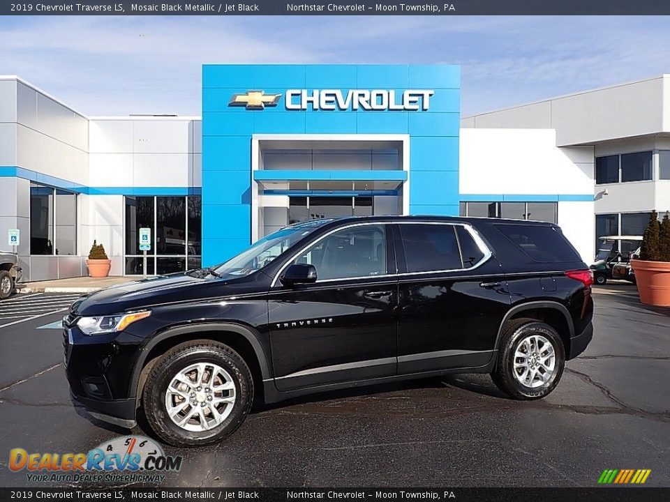 2019 Chevrolet Traverse LS Mosaic Black Metallic / Jet Black Photo #1