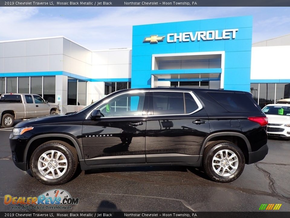 2019 Chevrolet Traverse LS Mosaic Black Metallic / Jet Black Photo #3