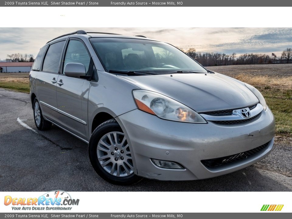 2009 Toyota Sienna XLE Silver Shadow Pearl / Stone Photo #1