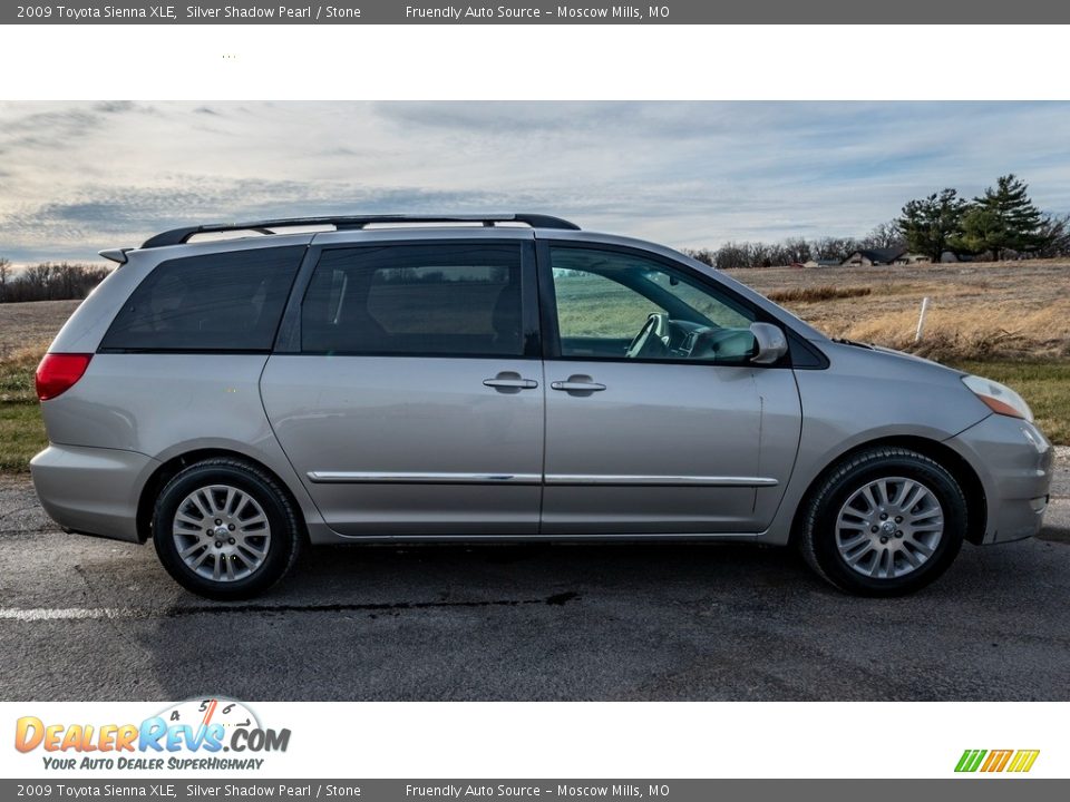 2009 Toyota Sienna XLE Silver Shadow Pearl / Stone Photo #3