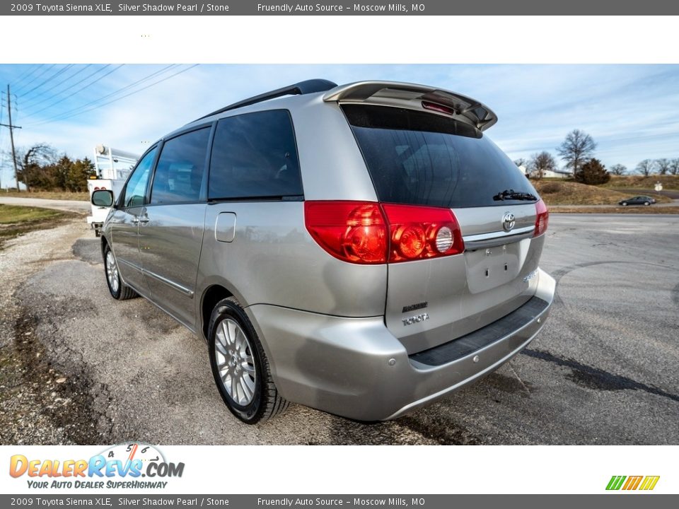 2009 Toyota Sienna XLE Silver Shadow Pearl / Stone Photo #6