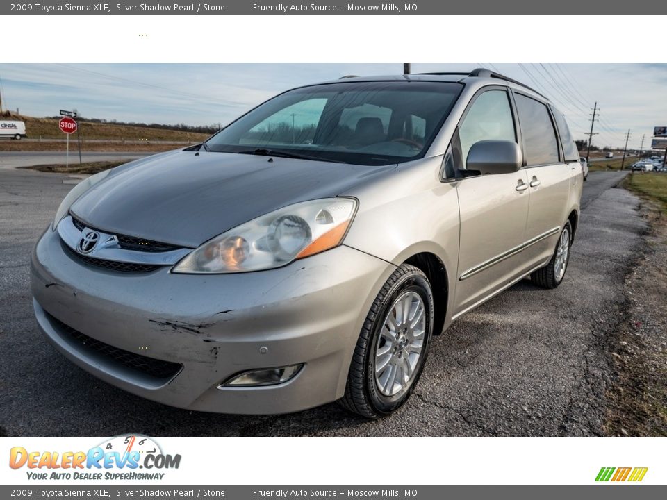 2009 Toyota Sienna XLE Silver Shadow Pearl / Stone Photo #8