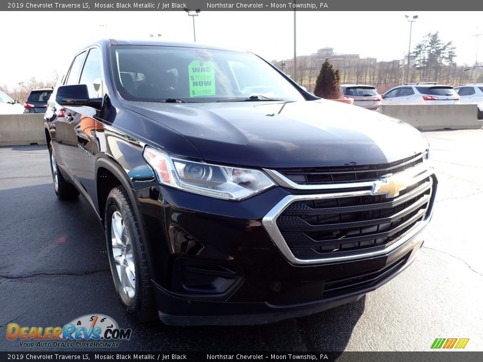 2019 Chevrolet Traverse LS Mosaic Black Metallic / Jet Black Photo #12