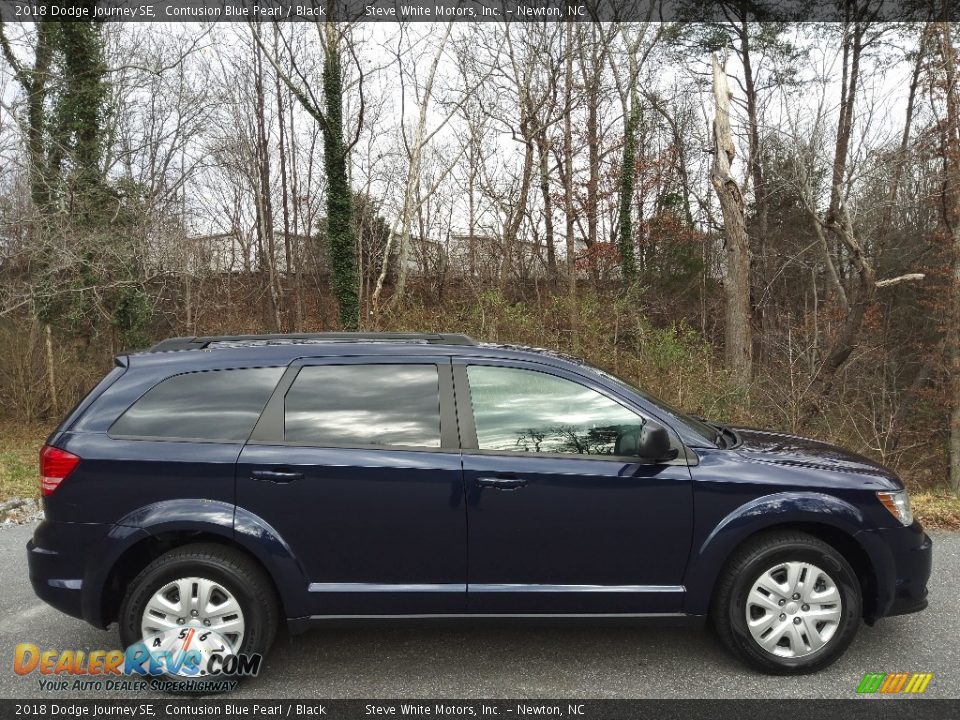 2018 Dodge Journey SE Contusion Blue Pearl / Black Photo #7