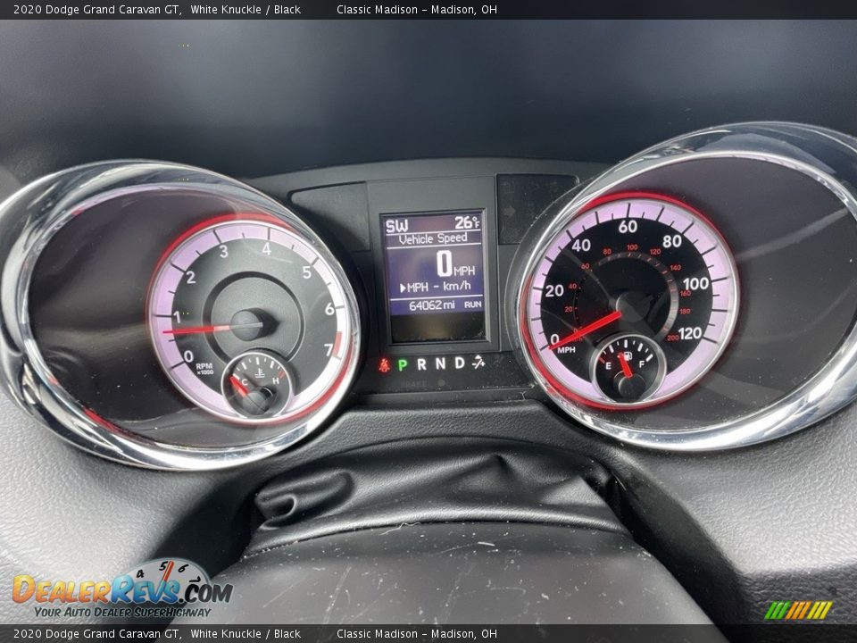 2020 Dodge Grand Caravan GT White Knuckle / Black Photo #10