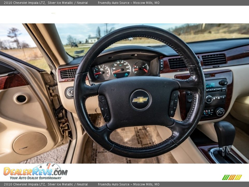 2010 Chevrolet Impala LTZ Silver Ice Metallic / Neutral Photo #32