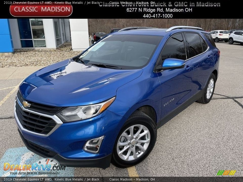 2019 Chevrolet Equinox LT AWD Kinetic Blue Metallic / Jet Black Photo #1