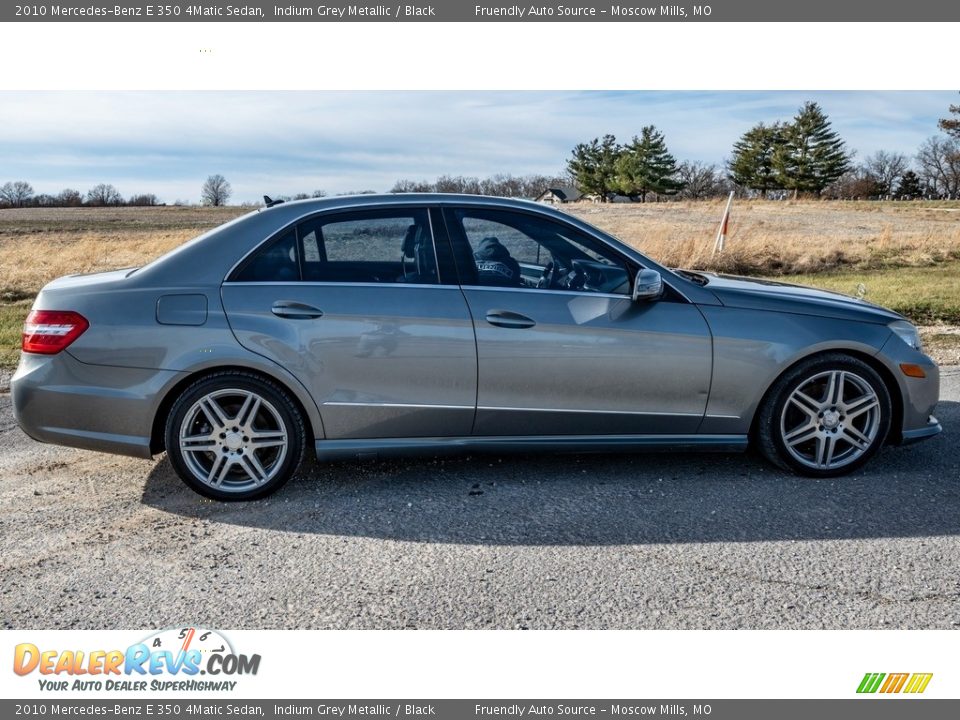 2010 Mercedes-Benz E 350 4Matic Sedan Indium Grey Metallic / Black Photo #3