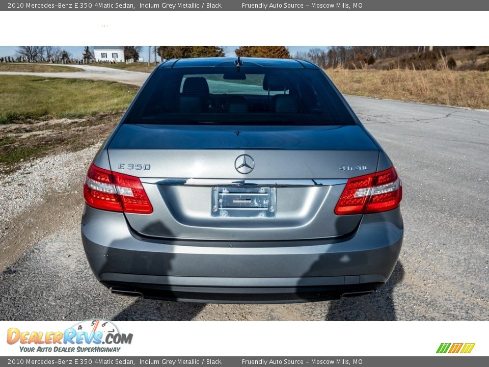 2010 Mercedes-Benz E 350 4Matic Sedan Indium Grey Metallic / Black Photo #5