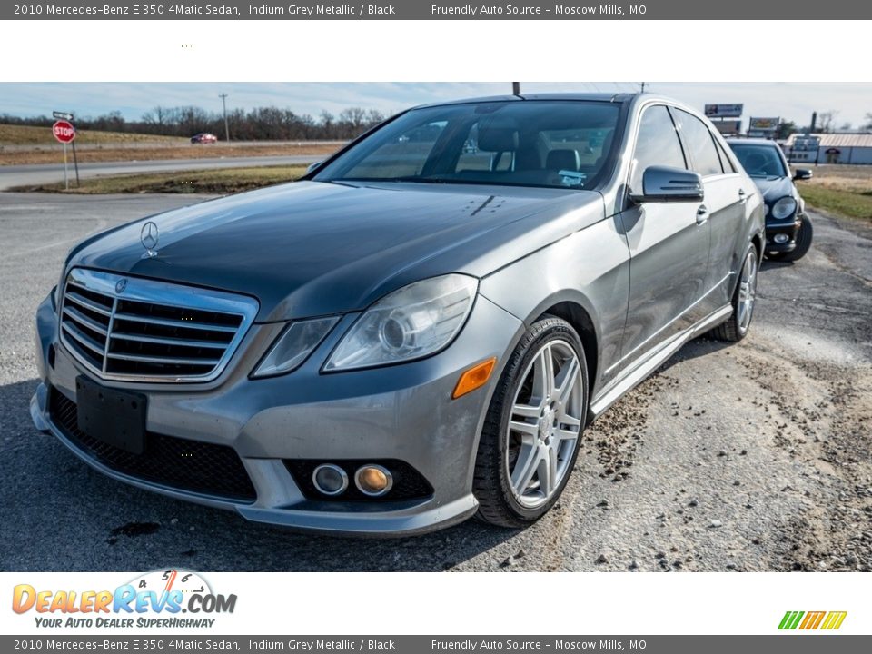 2010 Mercedes-Benz E 350 4Matic Sedan Indium Grey Metallic / Black Photo #8