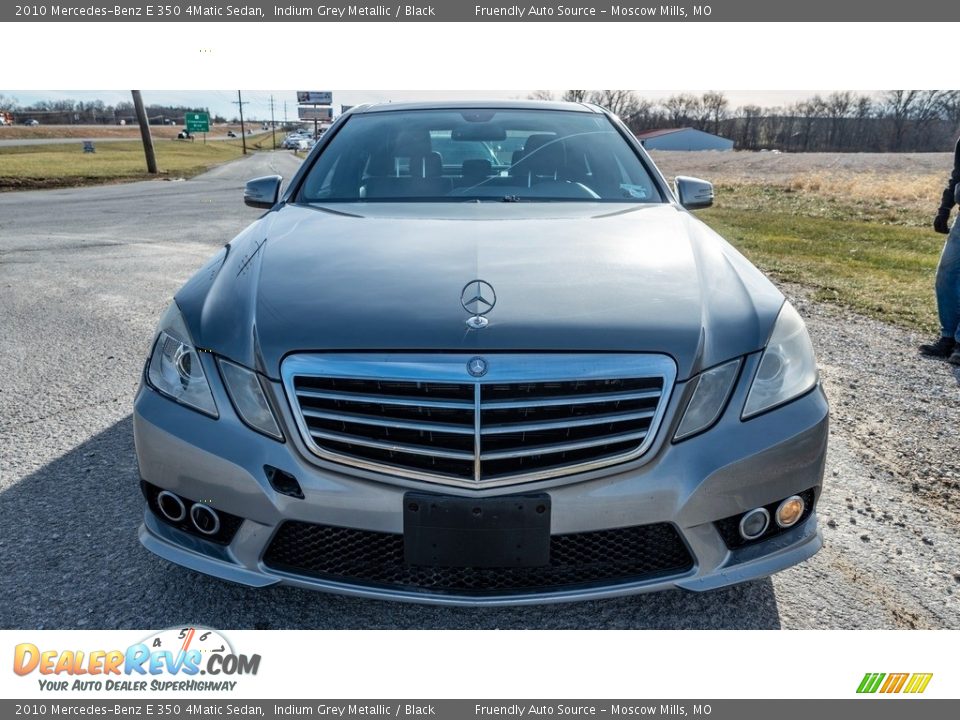 2010 Mercedes-Benz E 350 4Matic Sedan Indium Grey Metallic / Black Photo #9