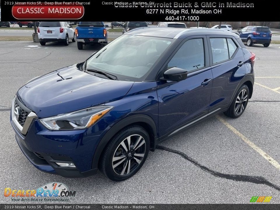 2019 Nissan Kicks SR Deep Blue Pearl / Charcoal Photo #1