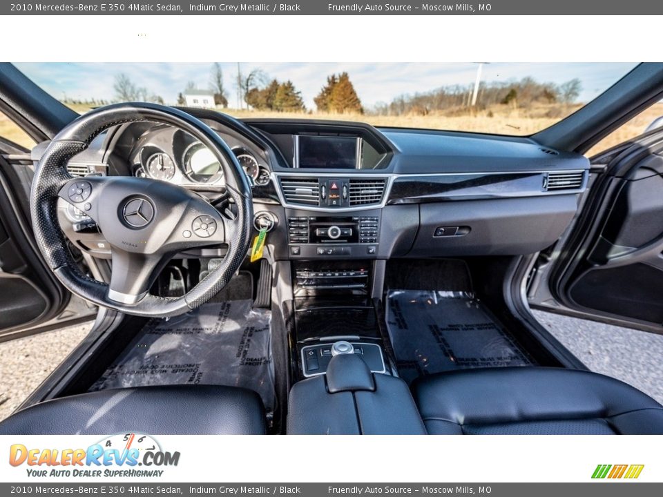 2010 Mercedes-Benz E 350 4Matic Sedan Indium Grey Metallic / Black Photo #26