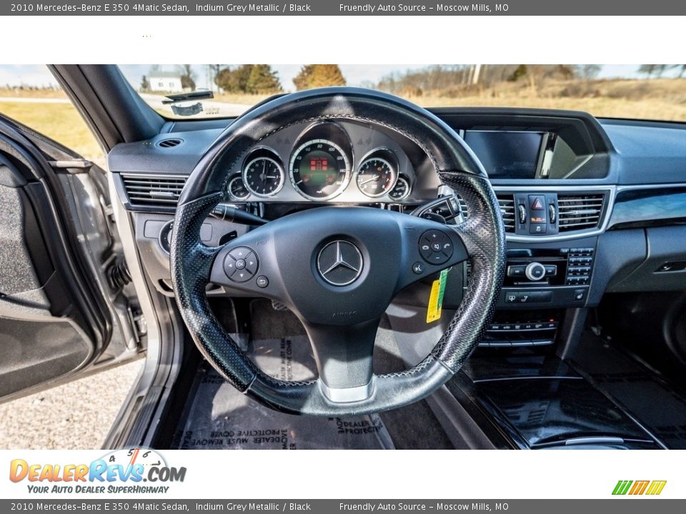 2010 Mercedes-Benz E 350 4Matic Sedan Indium Grey Metallic / Black Photo #29