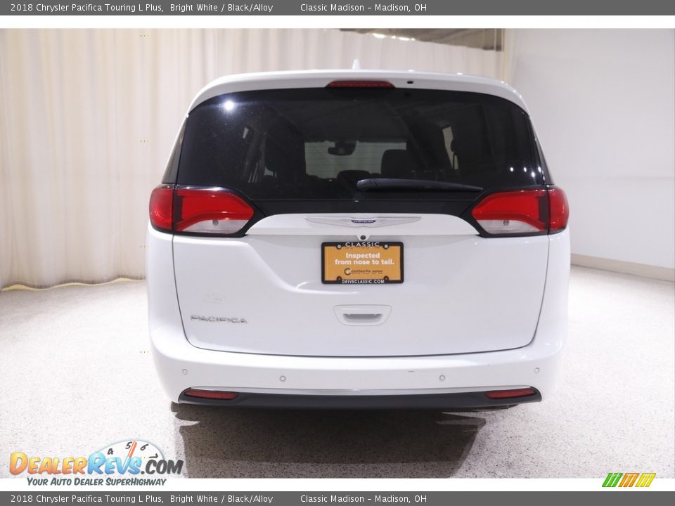 2018 Chrysler Pacifica Touring L Plus Bright White / Black/Alloy Photo #25