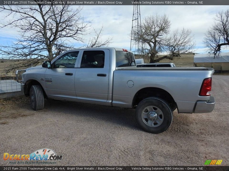 2015 Ram 2500 Tradesman Crew Cab 4x4 Bright Silver Metallic / Black/Diesel Gray Photo #1