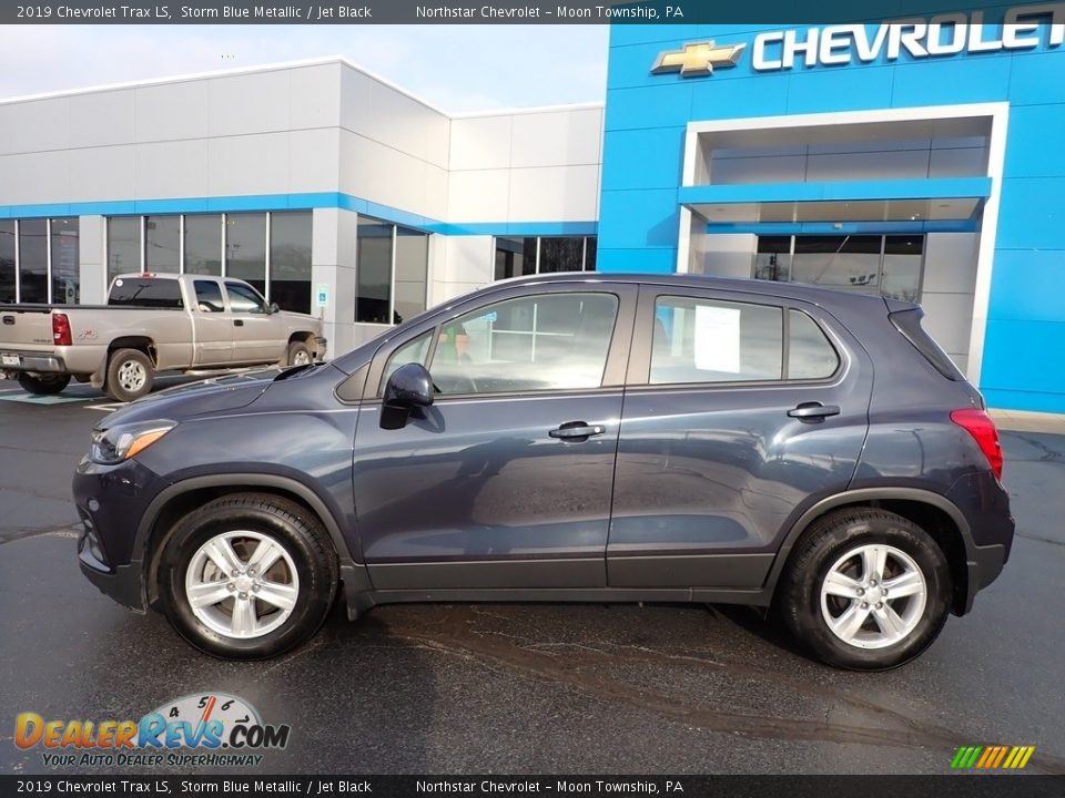 2019 Chevrolet Trax LS Storm Blue Metallic / Jet Black Photo #3