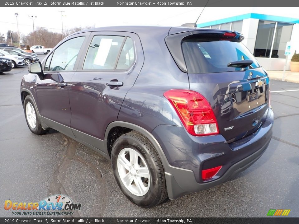 2019 Chevrolet Trax LS Storm Blue Metallic / Jet Black Photo #4