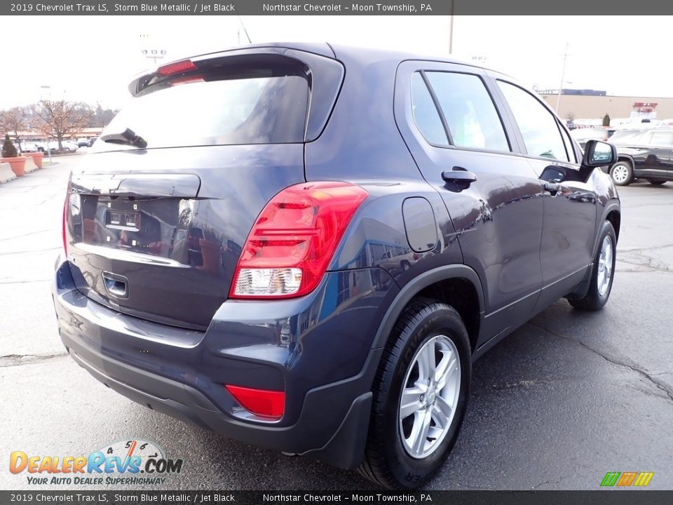 2019 Chevrolet Trax LS Storm Blue Metallic / Jet Black Photo #8