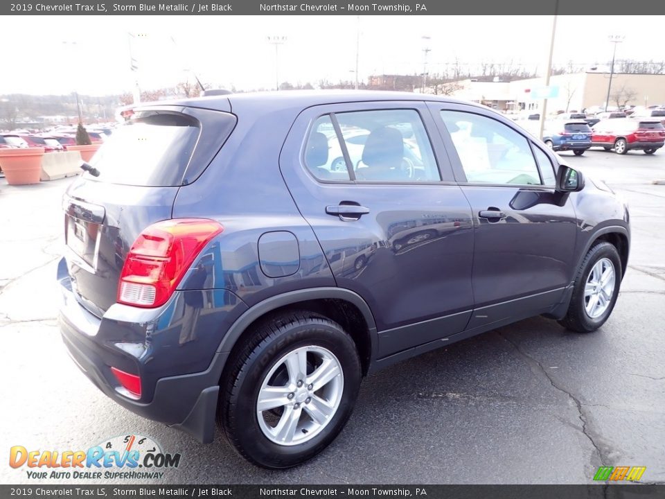 2019 Chevrolet Trax LS Storm Blue Metallic / Jet Black Photo #9